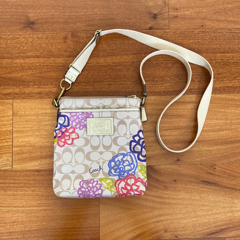 Coach Floral Crossbody